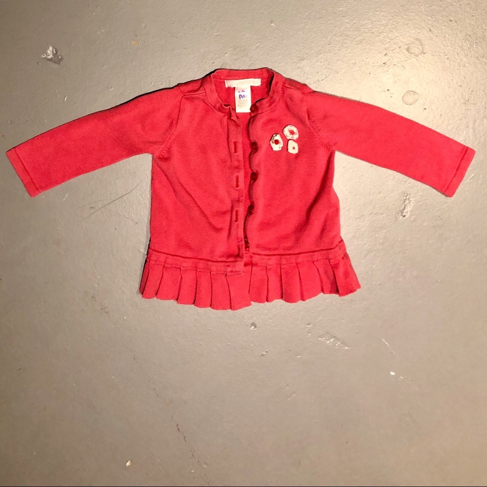 Janie and Jack Coral Cardigan